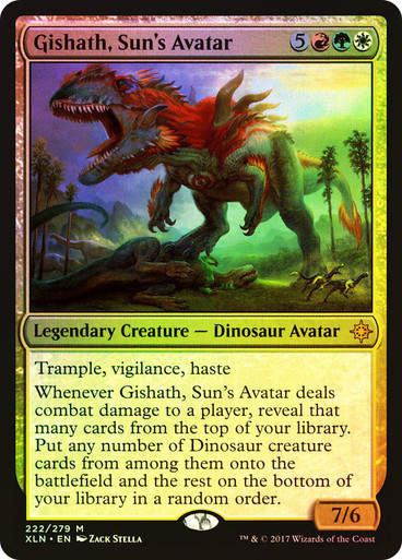 Gishath, Sun's Avatar (XLN) (222) / Foil