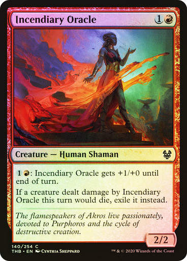 Incendiary Oracle (THB) (140) / Foil