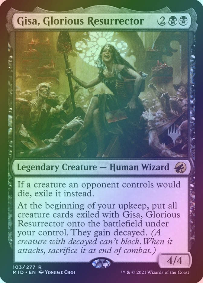 Gisa, Glorious Resurrector (PMID) (103p) / Foil