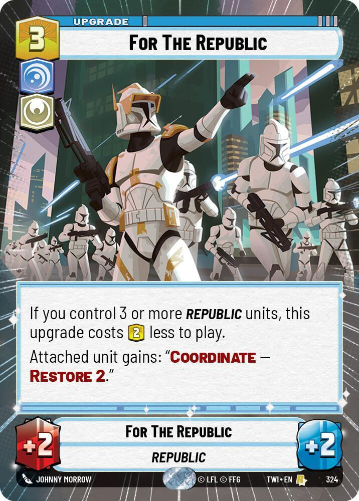 For The Republic (Hyperspace) (TWI) (324) / Foil
