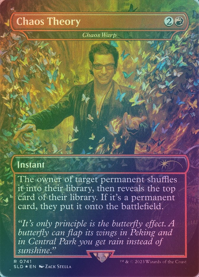 Chaos Warp (SLD) (741★) / Borderless / Rainbow Foil