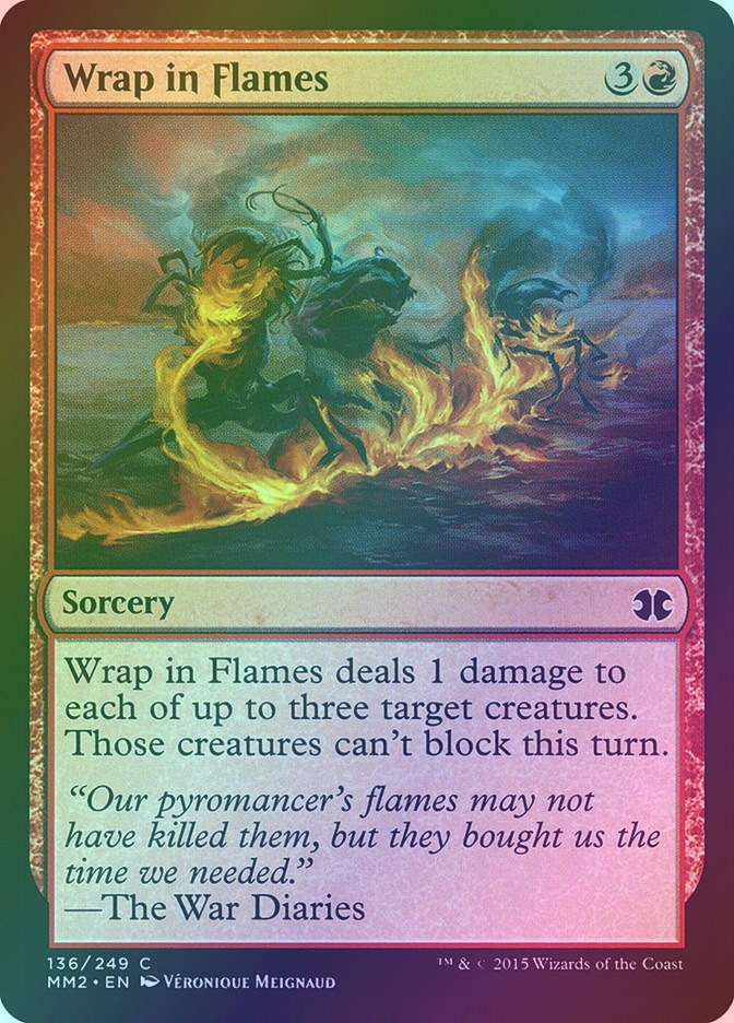 Wrap in Flames (MM2) (136) / Foil