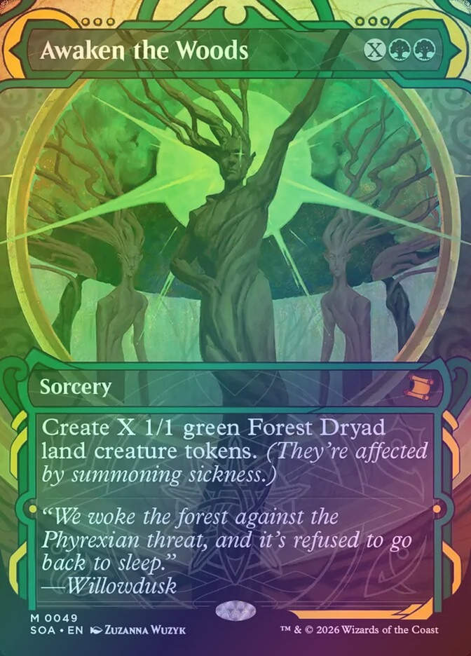 Awaken the Woods (SOA) (49) / Borderless / Showcase / Foil