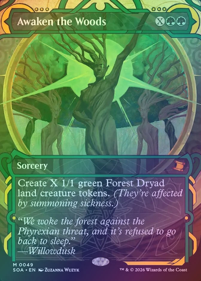 Awaken the Woods (SOA) (49) / Borderless / Showcase / Foil