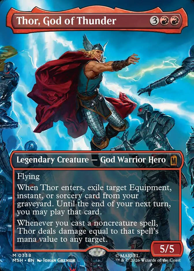 Thor, God of Thunder (MSH) (338) / Borderless