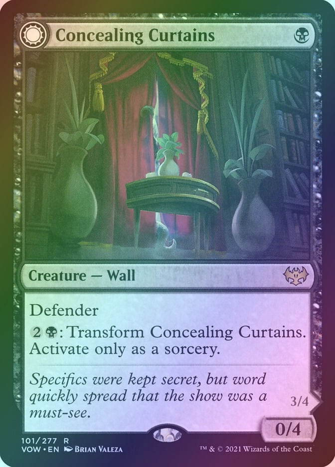 Concealing Curtains // Revealing Eye (VOW) (101) / Foil — cara 1 de 2