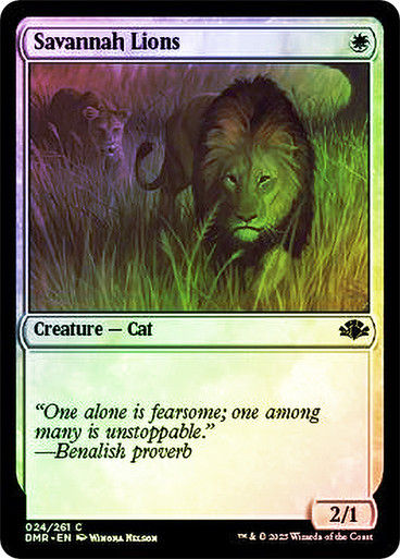 Savannah Lions (DMR) / Foil
