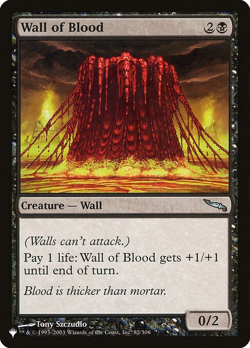 Wall of Blood (PLST) (MRD-82)