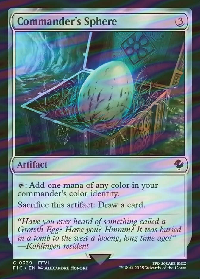 Commander's Sphere (FIC) (339) / Surge Foil