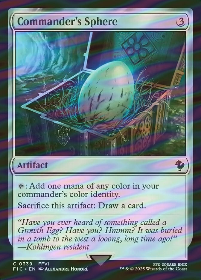 Commander's Sphere (FIC) (339) / Surge Foil