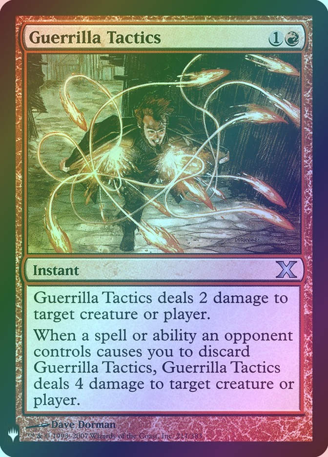 Guerrilla Tactics (PLST) (10E-211) / Foil