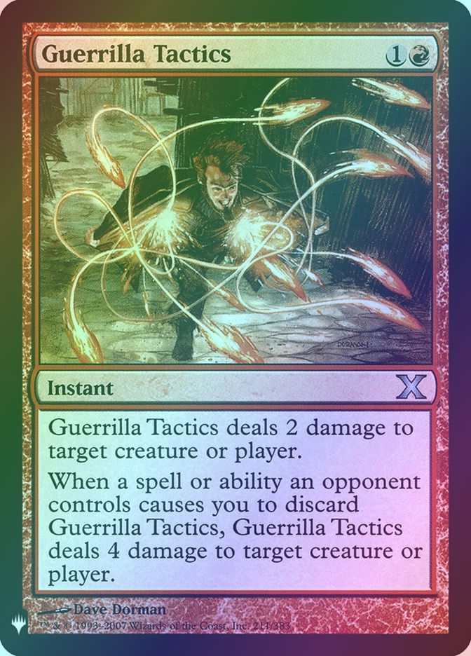 Guerrilla Tactics (PLST) (10E-211) / Foil