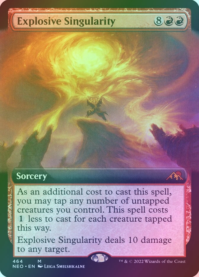 Explosive Singularity (NEO) (464) / Extended Art / Foil