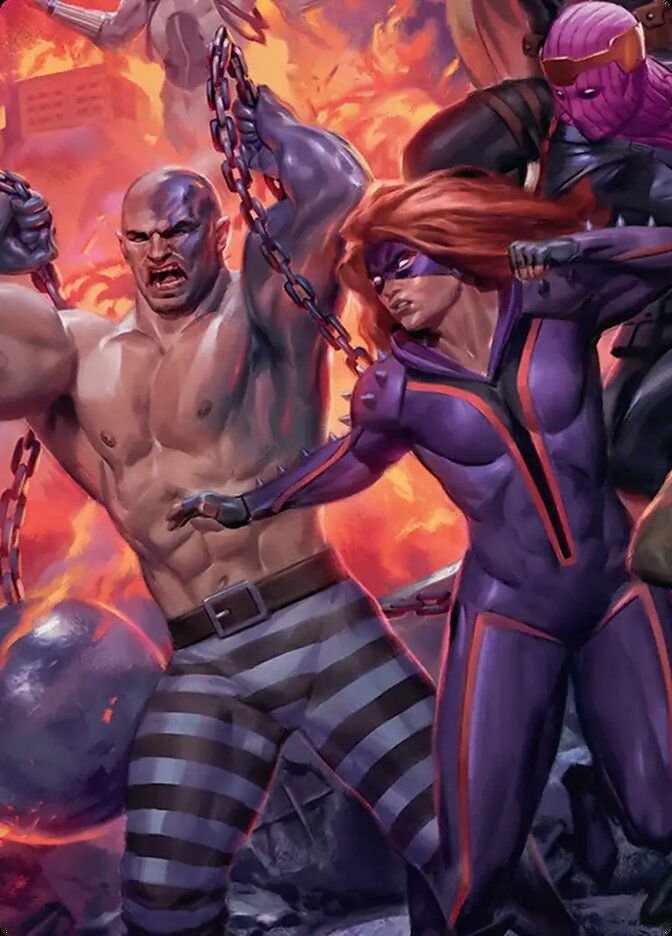 Absorbing Man and Titania (AMSH) (10b) / Firma Dorada