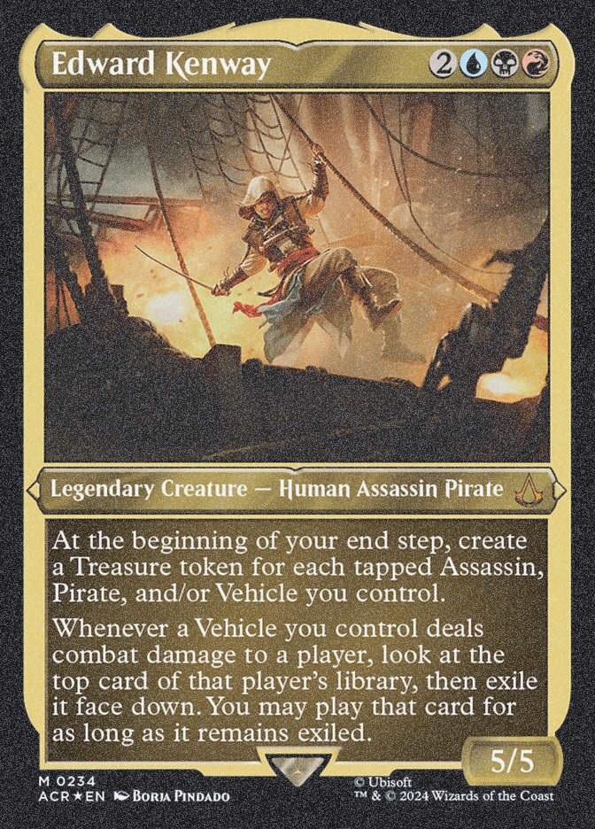 Edward Kenway (ACR) (234) / Foil Etched