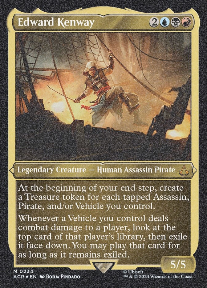 Edward Kenway (ACR) (234) / Foil Etched