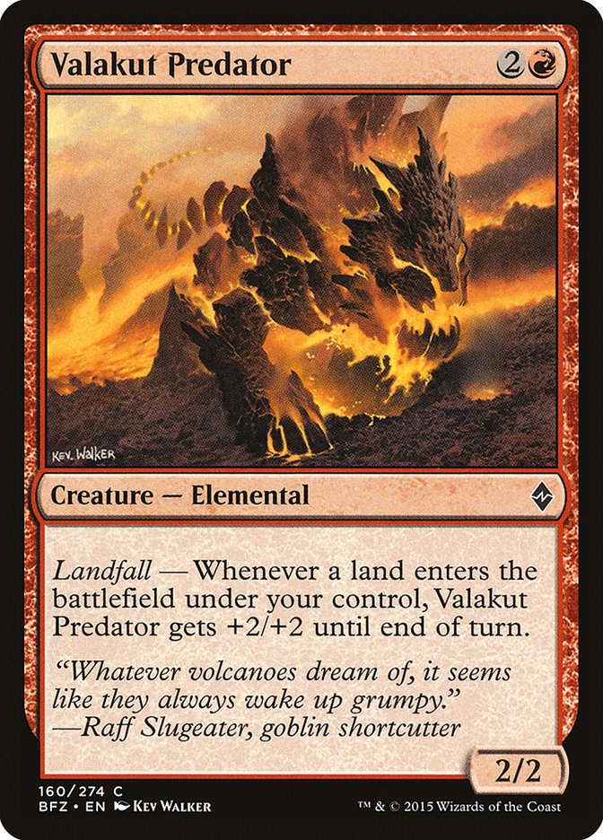 Valakut Predator (BFZ) (160)