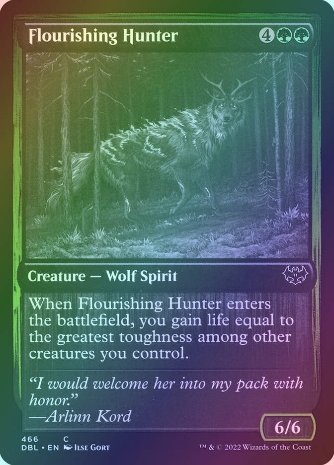 Flourishing Hunter (DBL) (466) / Foil