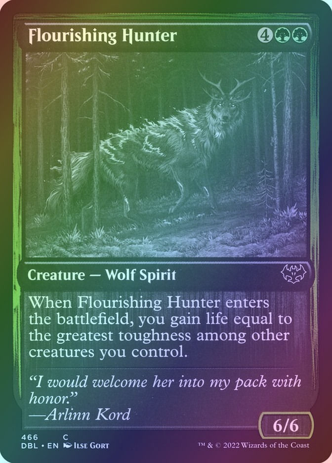 Flourishing Hunter (DBL) (466) / Foil