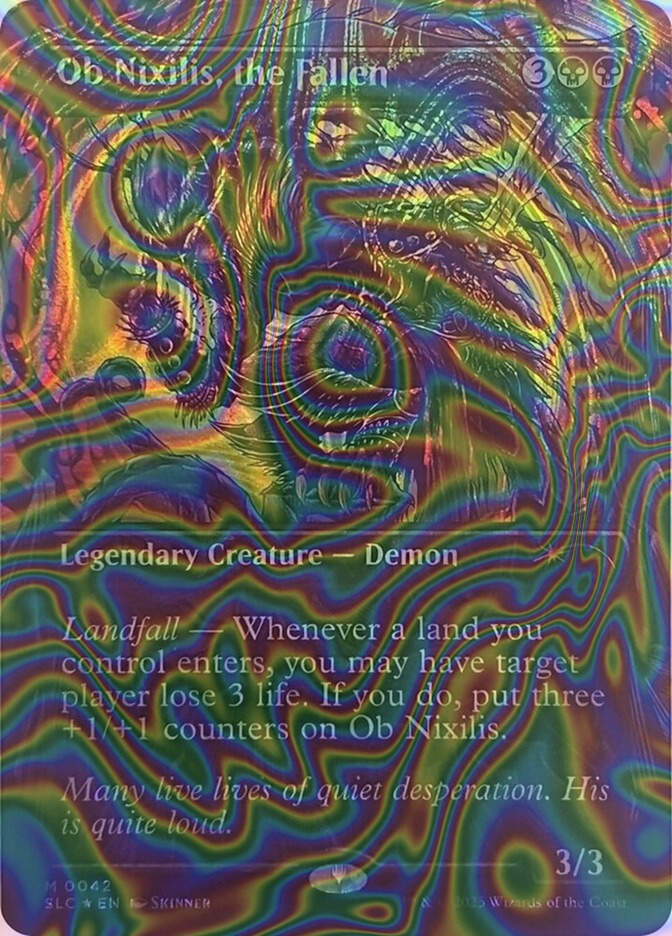 Ob Nixilis, the Fallen (SLC) (42) / Borderless / Halo Foil