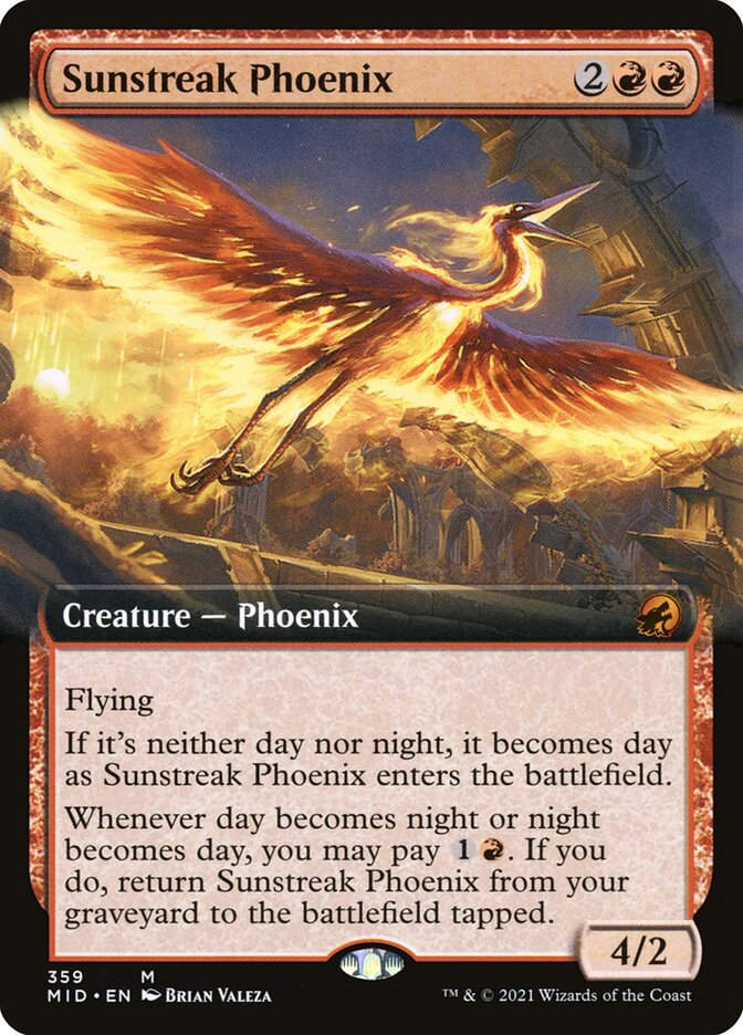 Sunstreak Phoenix (MID) (359) / Extended Art