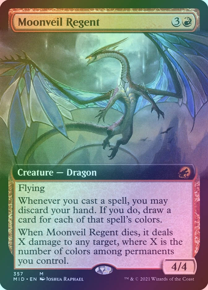 Moonveil Regent (MID) (357) / Extended Art / Foil