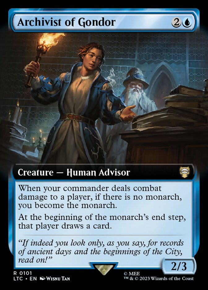 Archivist of Gondor (LTC) (101) / Extended Art