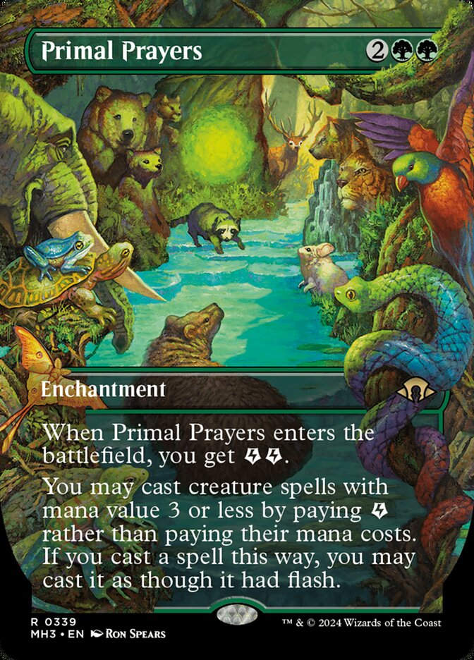 Primal Prayers (MH3) (339) / Borderless