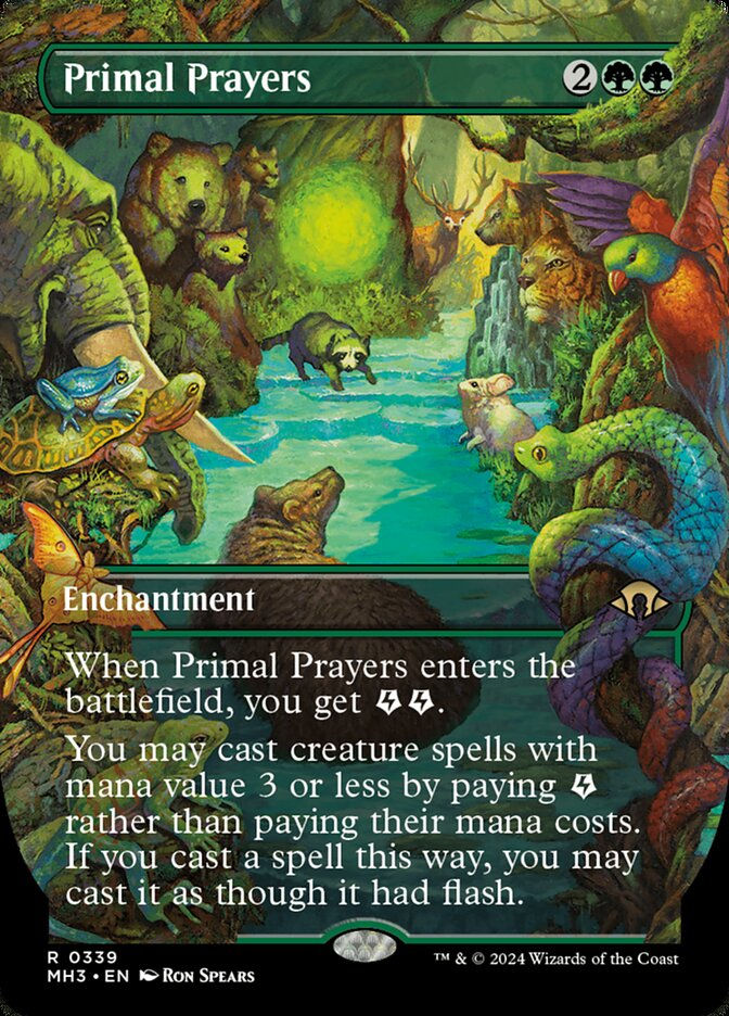 Primal Prayers (MH3) (339) / Borderless