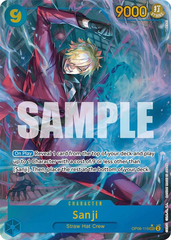 Sanji (Alternate Art) (OP06-119) / Foil