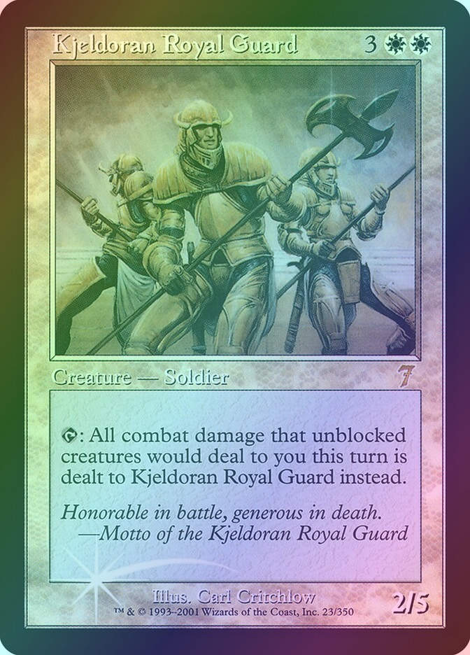 Kjeldoran Royal Guard (7ED) (23★) / Foil