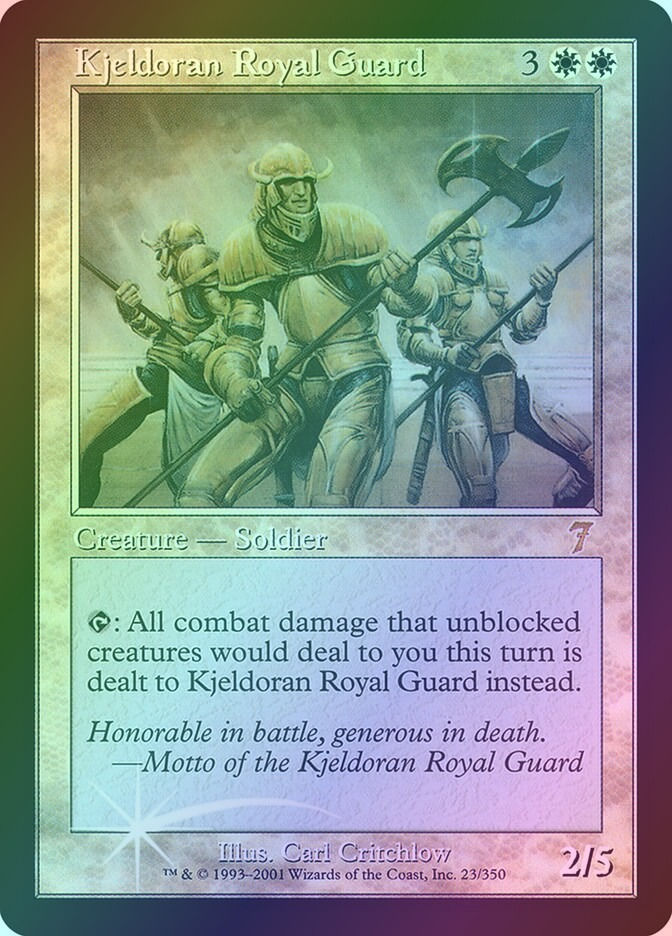 Kjeldoran Royal Guard (7ED) (23★) / Foil