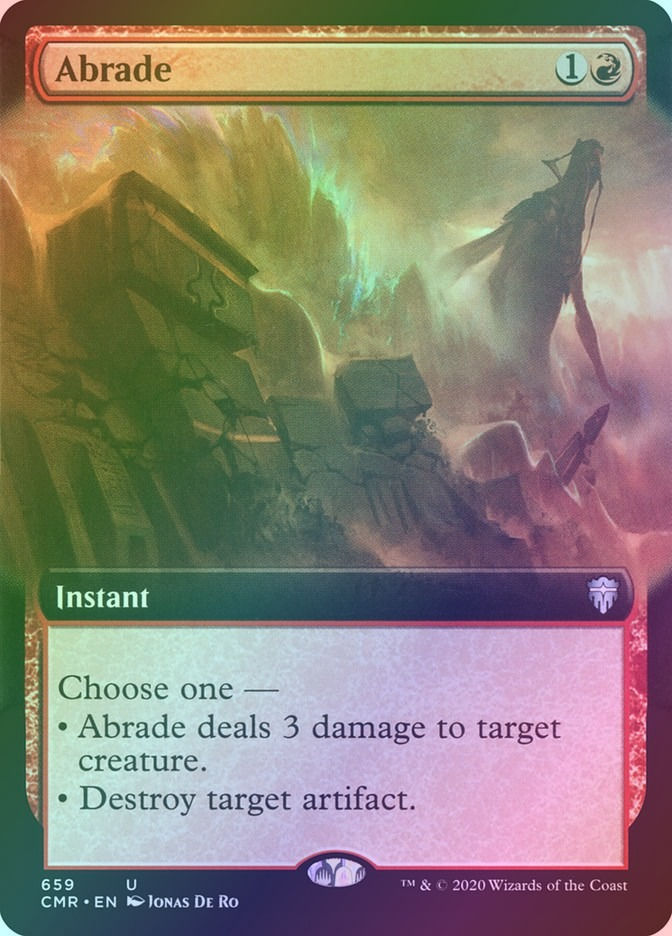 Abrade (CMR) (659) / Extended Art / Foil
