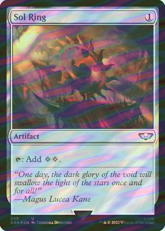 Sol Ring (40K) (249★) / Surge Foil