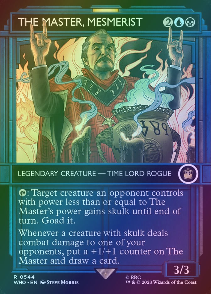 The Master, Mesmerist (WHO) (544) / Borderless / Showcase / Foil