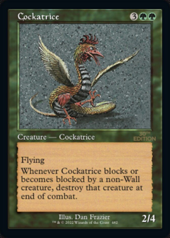Cockatrice (30a) / Retro Frame