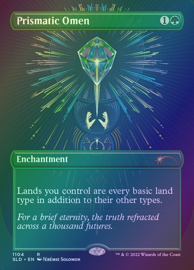 Prismatic Omen (SLD) (1104) / Borderless / Foil
