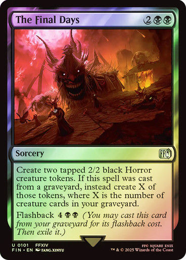 The Final Days (FIN) (101) / Foil