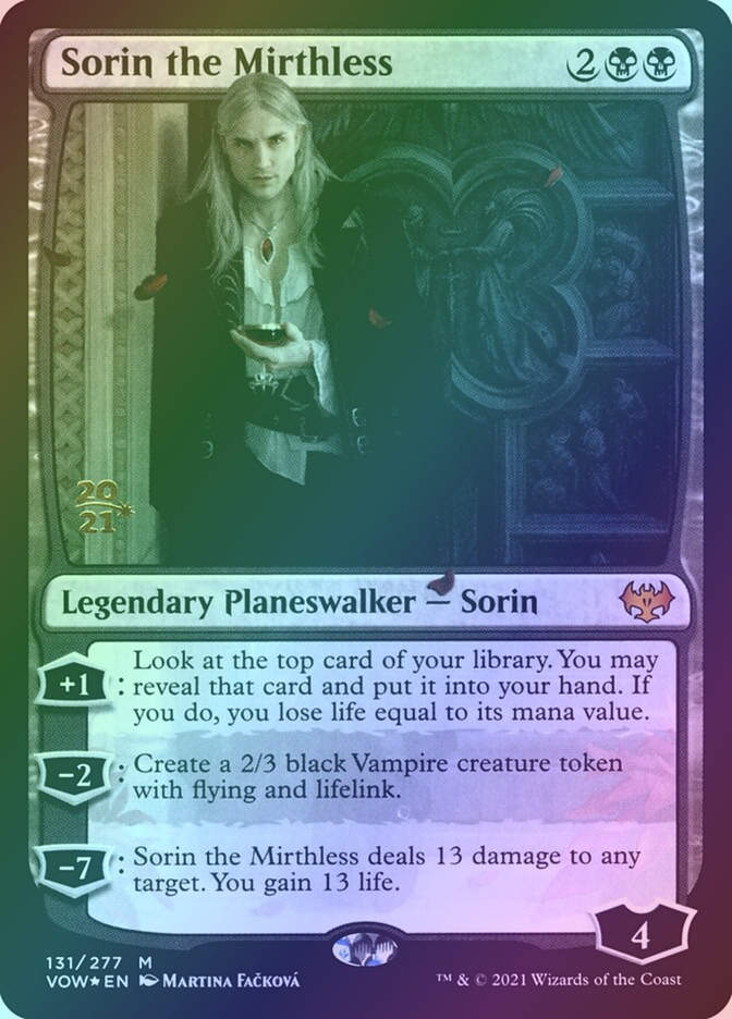 Sorin the Mirthless (PVOW) (131s) / Foil