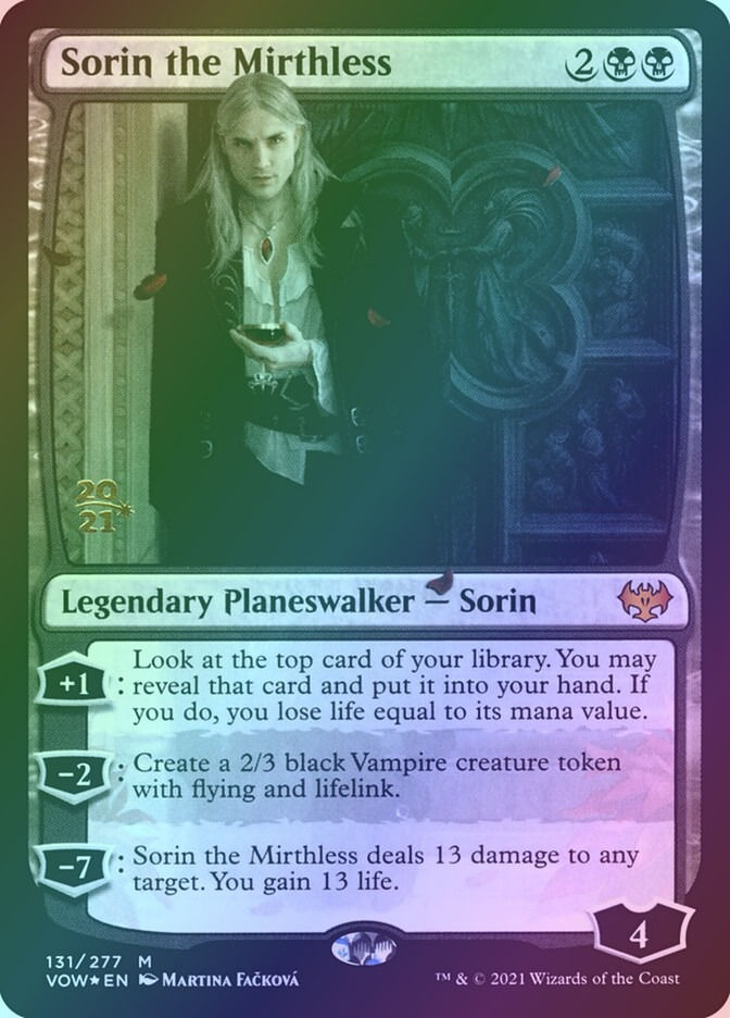 Sorin the Mirthless (PVOW) (131s) / Foil