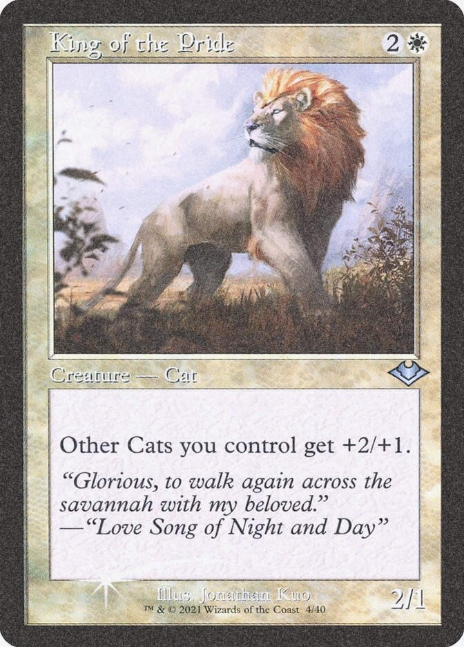 King of the Pride (H1R) (4) / Foil Etched