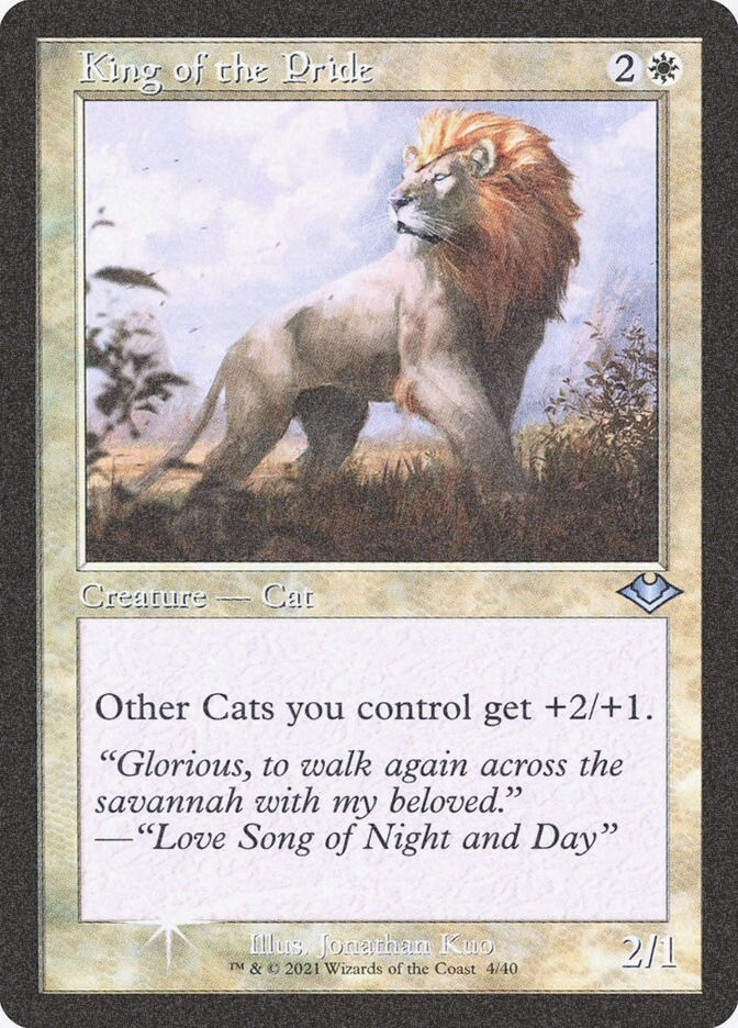 King of the Pride (H1R) (4) / Foil Etched