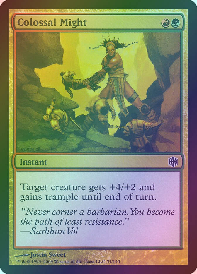 Colossal Might (ARB) (51) / Foil
