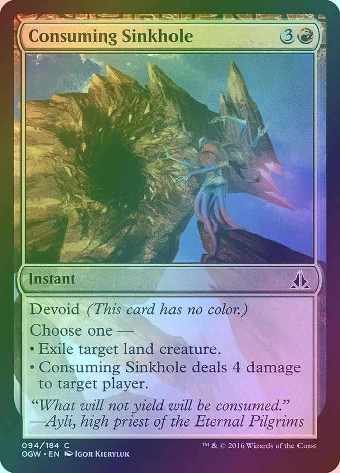 Consuming Sinkhole (OGW) (94) / Foil