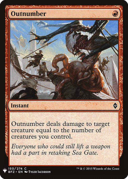 Outnumber (PLST) (BFZ-150)