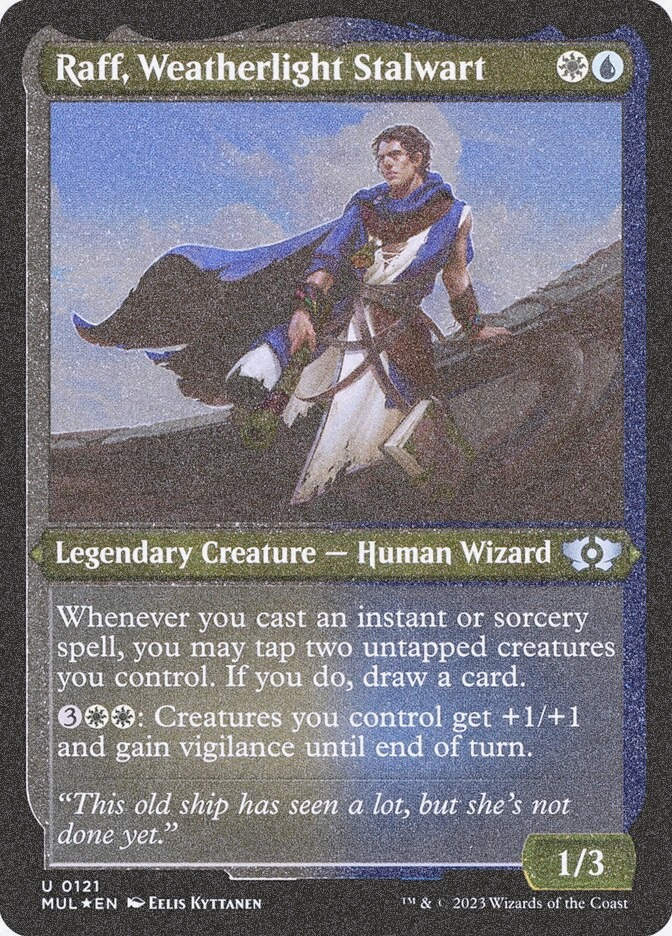 Raff, Weatherlight Stalwart (MUL) (121) / Foil Etched