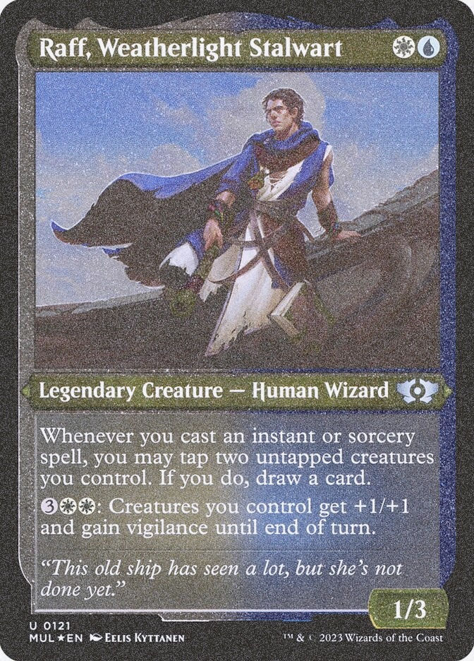 Raff, Weatherlight Stalwart (MUL) (121) / Foil Etched
