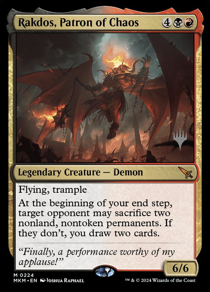 Rakdos, Patron of Chaos (PMKM) (224p)