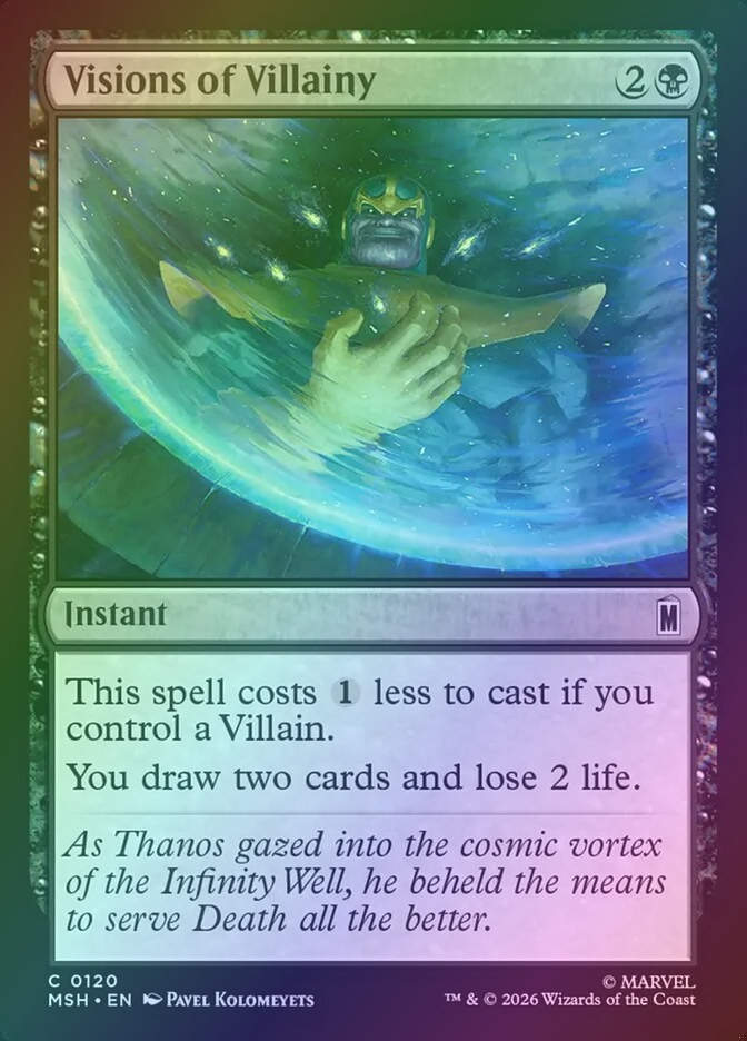 Visions of Villainy (MSH) (120) / Foil