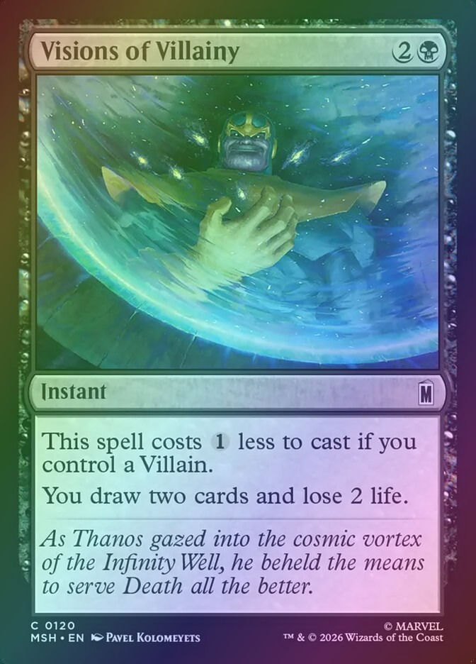 Visions of Villainy (MSH) (120) / Foil